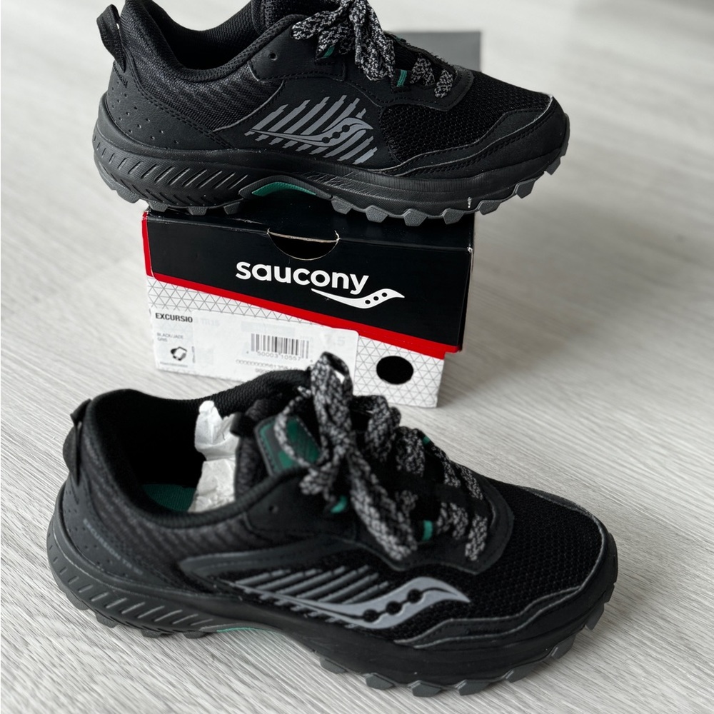 Saucony Black and Gray Sneakers